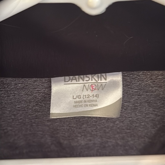 Gray Danskin Quarter-Zip Athletic Pullover - Picture 2 of 4